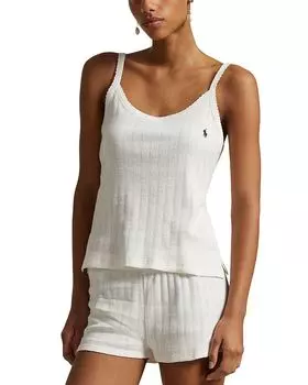 Пижамный комплект "Кэми" и шорты Polo Ralph Lauren, белый