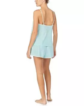 Пижамный комплект Kate Spade New York Jacquard Satin "Mrs." Tap Set w/ Sleepmask, цвет Air