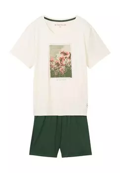 Пижамный комплект KURZ-MIT SET TOM TAILOR, белый