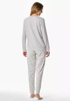 Пижамный комплект LANG CASUAL ESSENTIALS Schiesser, серый
