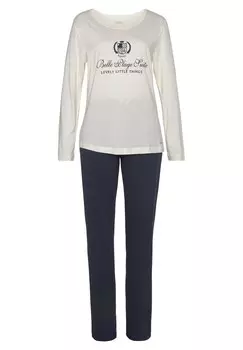 Пижамный комплект LASCANA, темно-синий