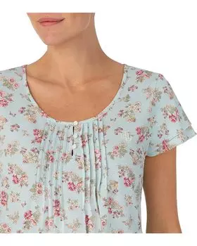 Пижамный комплект LAUREN Ralph Lauren Short Sleeve Flutter Sleeve Long Pants PJ Set, цвет Sage Floral