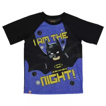 Пижамный комплект Lego Batman "I Am The Night" для мальчиков 4–12 лет LEGO
