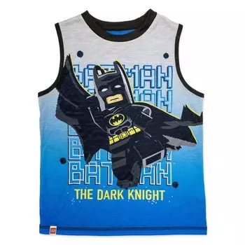 Пижамный комплект LEGO Batman с майкой и шортами для мальчиков 4–12 лет Licensed Character