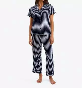Пижамный комплект Линда в морскую полоску Draper James, цвет nautical stripe