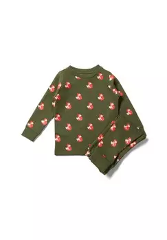 Пижамный комплект Little Green Radicals, темно-зеленый