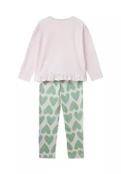 Пижамный комплект LONG HEART United Colors of Benetton, светло-розовый