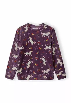Пижамный комплект LONG SLEEVE MINOTI, фиолетовый