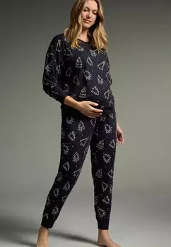 Пижамный комплект MATERNITY LONG SLEEVES REGULAR FIT Next, черный
