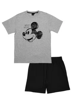 Пижамный комплект MICKEY MOUSE SET KURZARM Disney, серый