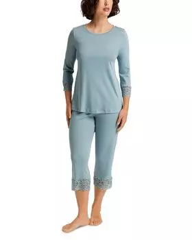 Пижамный комплект Moments Cropped Hanro, синий