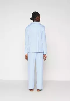 Пижамный комплект NOTCH COLLAR Lauren Ralph Lauren, синий