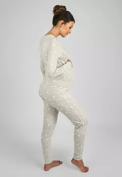 Пижамный комплект NURSING STAR SET REGULAR FIT JoJo Maman Bb, серый