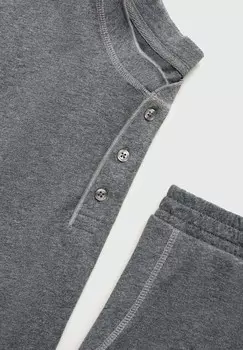 Пижамный комплект OVER Mango, серый