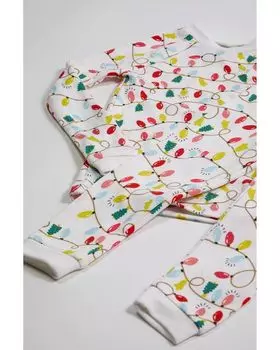 Пижамный комплект Pajamarama Christmas Lights Long PJ Set, цвет Holiday Lights