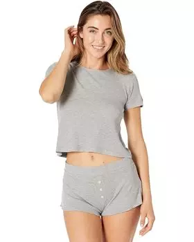 Пижамный комплект Plush Micro Thermal Pajama Set, цвет Heather Grey