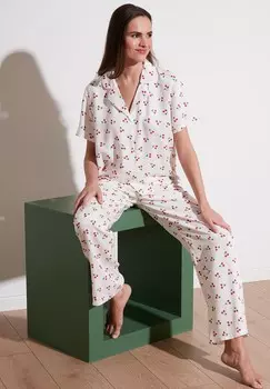 Пижамный комплект REGULAR FIT LELA, белый