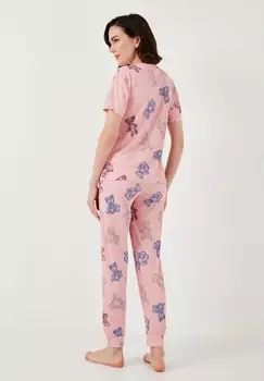 Пижамный комплект REGULAR FIT LELA, розовый