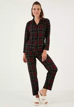 Пижамный комплект REGULAR FIT SET LELA, антрацит