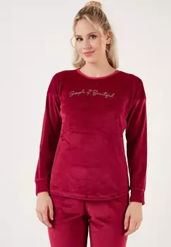 Пижамный комплект REGULAR FIT SET LELA, Бордо
