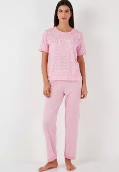 Пижамный комплект REGULAR FIT SET LELA, розовый