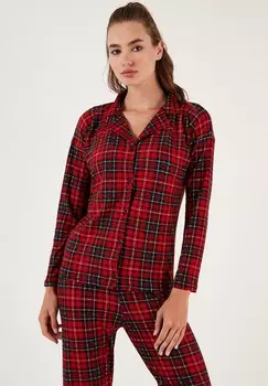 Пижамный комплект REGULAR FIT SET LELA, темно-красный