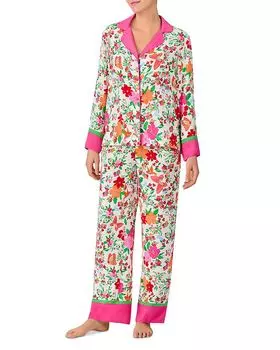 Пижамный комплект с цветочным принтом kate spade new york, мультиколор