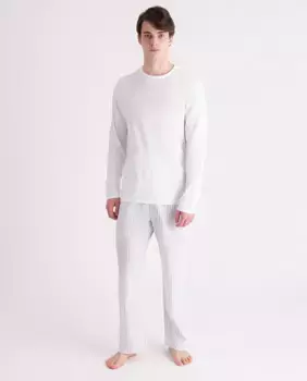 Пижамный комплект с длинными брюками Calvin Klein, белый