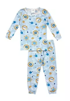 Пижамный комплект с длинными рукавами для девочек в ханукальном печенье ESME