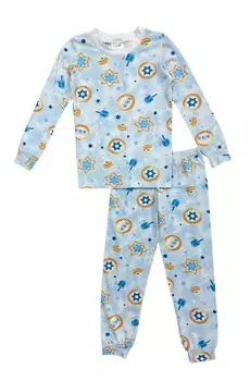 Пижамный комплект с длинными рукавами для мальчиков в ханукальном печенье ESME