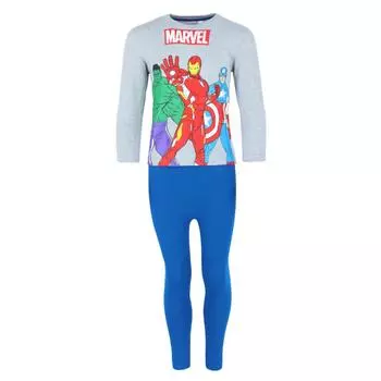 Пижамный комплект с длинными рукавами и штанами для мальчика «Мстители» Textiel Trade, мультиколор