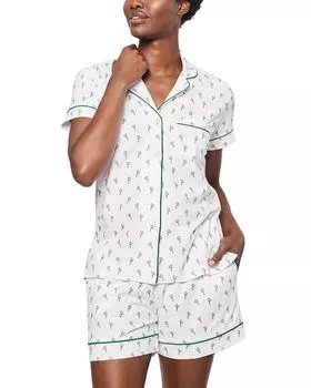 Пижамный комплект с коротким рукавом Petite Plume, белый