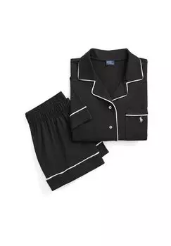 Пижамный комплект с короткими рукавами POLO RALPH LAUREN, цвет Espresso