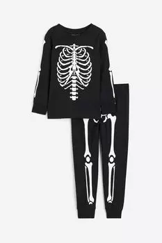 Пижамный комплект с принтом H&M