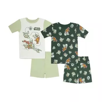 Пижамный комплект с верхом и низом The Mandalorian Star Wars Grogu aka Baby Yoda для мальчиков 6–12 лет Licensed Character