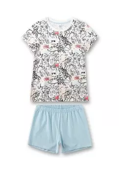 Пижамный комплект Sanetta, кремовый