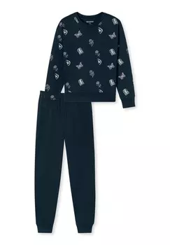 Пижамный комплект Schiesser, темно-синий