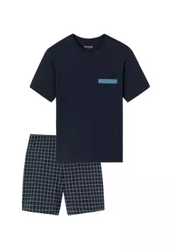 Пижамный комплект Schiesser, темно-синий