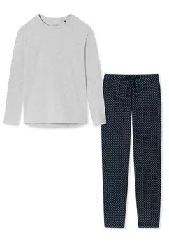 Пижамный комплект Schiesser, темно-синий