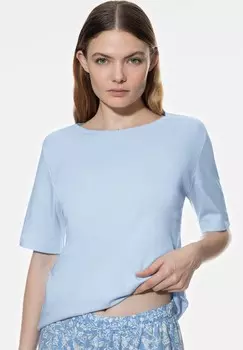 Пижамный комплект SERIE FLOWER MEADOW mey, светло-голубой