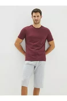 Пижамный комплект - Серый - Однотонный LC Waikiki, серый