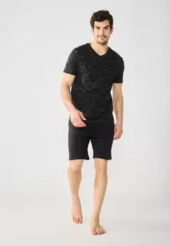 Пижамный комплект SET 2 PACK - Pyjamas Pier One by Zalando, черный