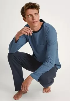 Пижамный комплект SET Calida, темно-синий