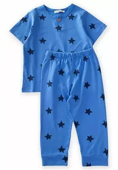 Пижамный комплект SET Cigit, темно-синий
