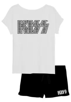 Пижамный комплект SET Kiss, черный