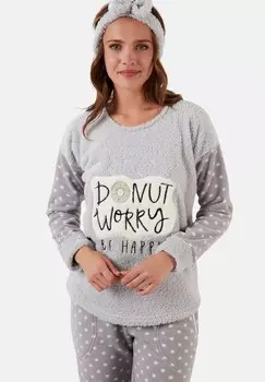 Пижамный комплект SET LELA, серый