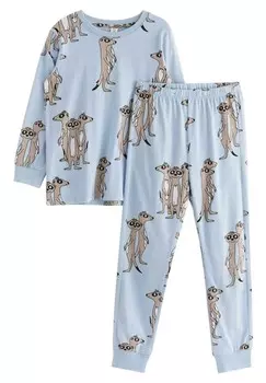 Пижамный комплект SET Lindex, синий