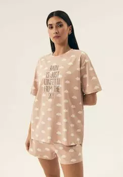 Пижамный комплект SET - Pyjamas Henderson, песочный