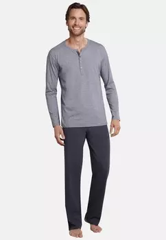 Пижамный комплект SET Schiesser, антрацит