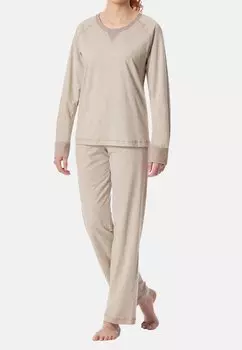 Пижамный комплект SET Schiesser, бежевый